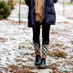 Burberry Clemence Rainboots Size 6